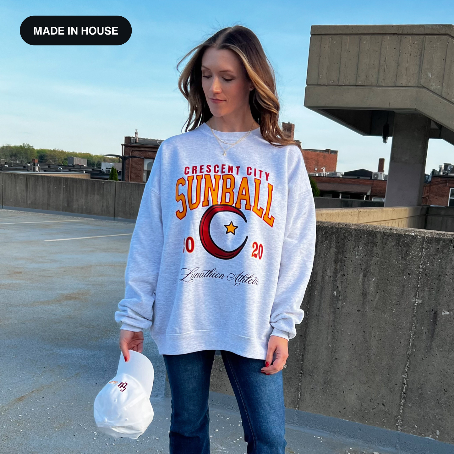 Crescent City Sunball Crewneck