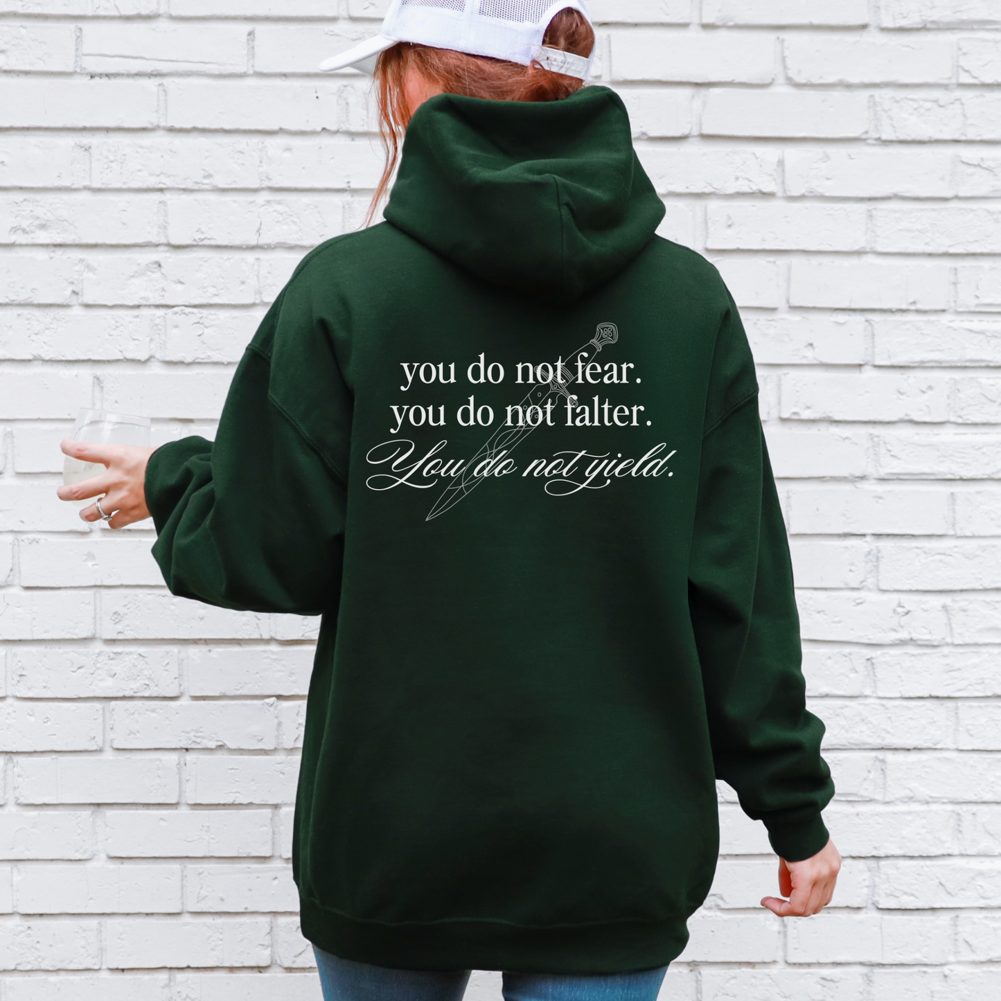 You Do Not Fear Falter Yield Hoodie