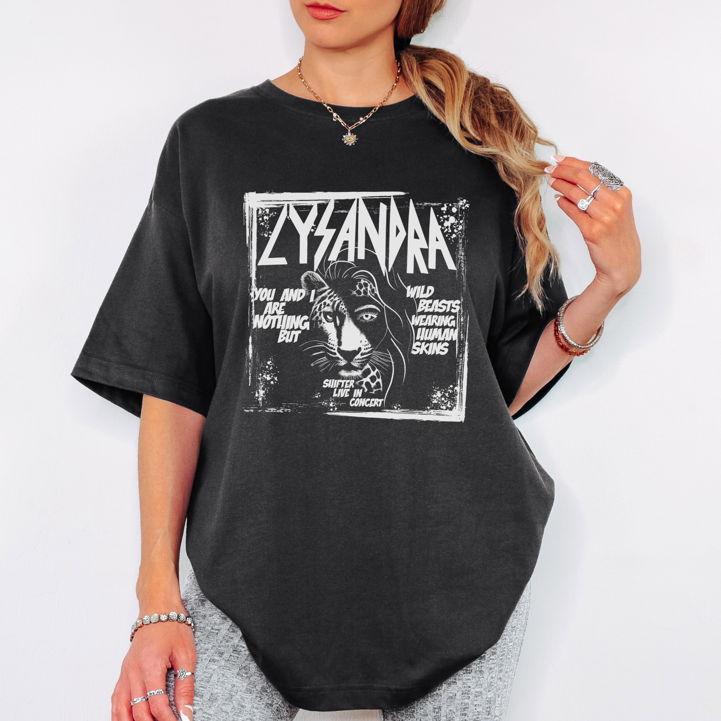 Lysandra 'Boxy' Band T-shirt