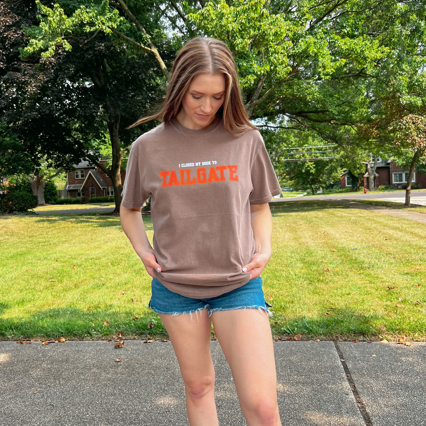 Closed My Book to Tailgate T-Shirt
