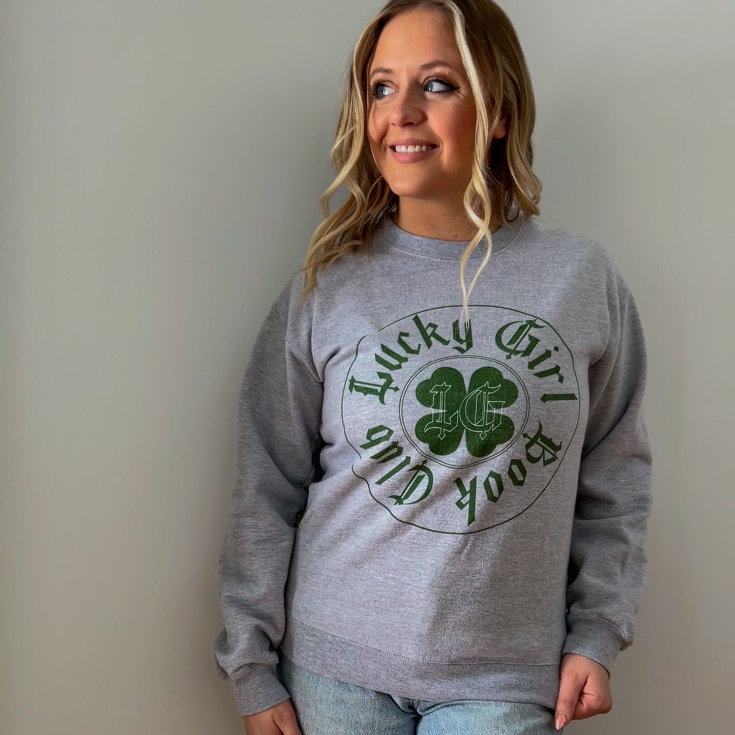 Lucky Girl Book Club Sweatshirt