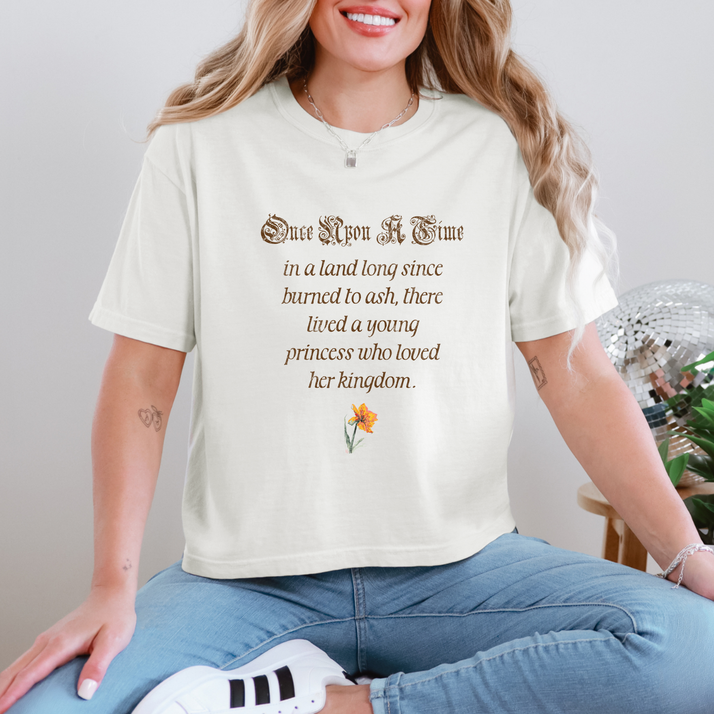 Once Upon A Time Cropped T-shirt