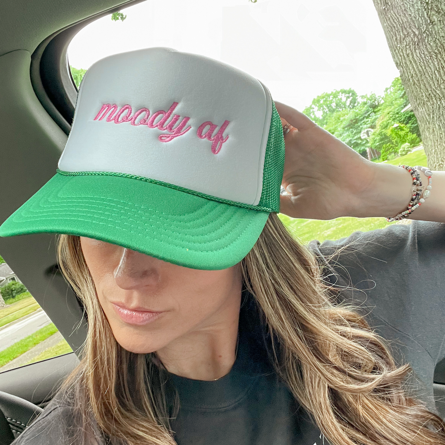 Moody AF Embroidered Trucker Hat
