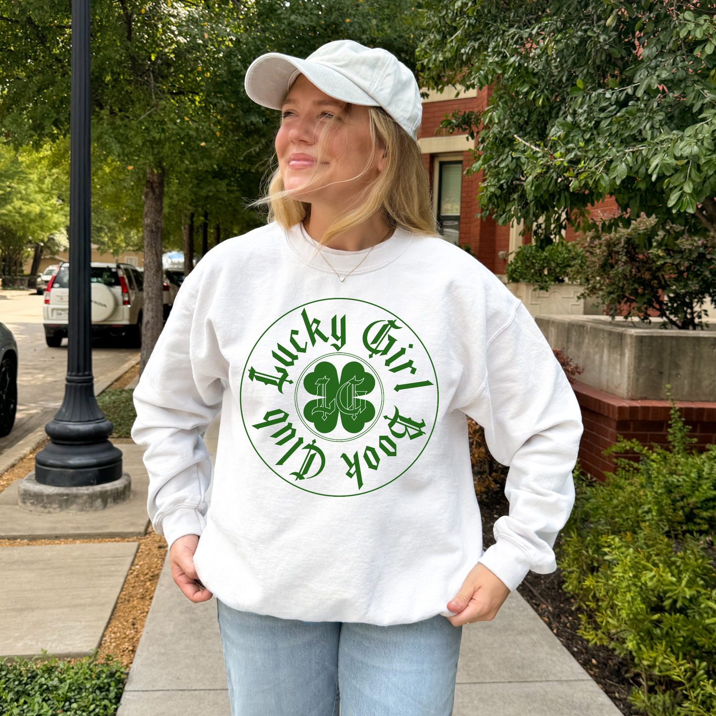 Lucky Girl Book Club Sweatshirt