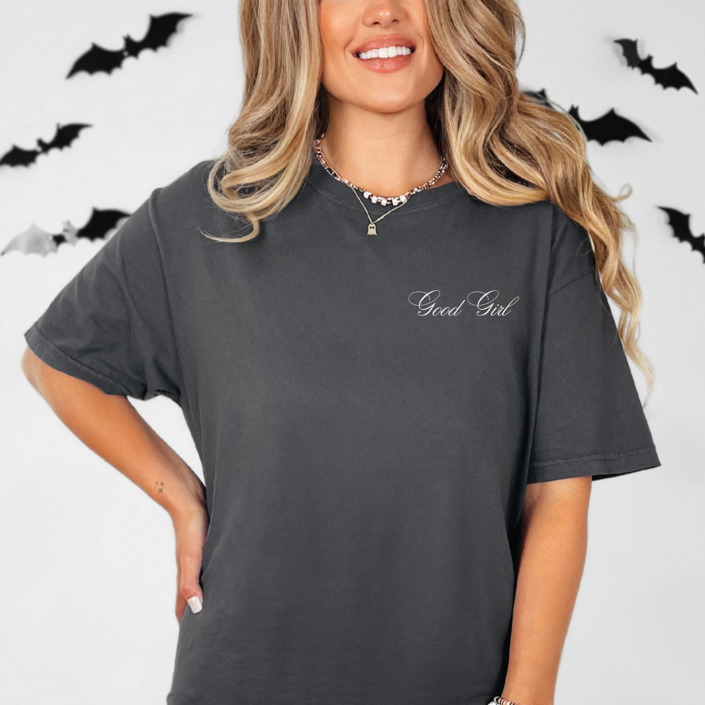 Morally Grey Book Club Tee - BLACK/GRAPHITE