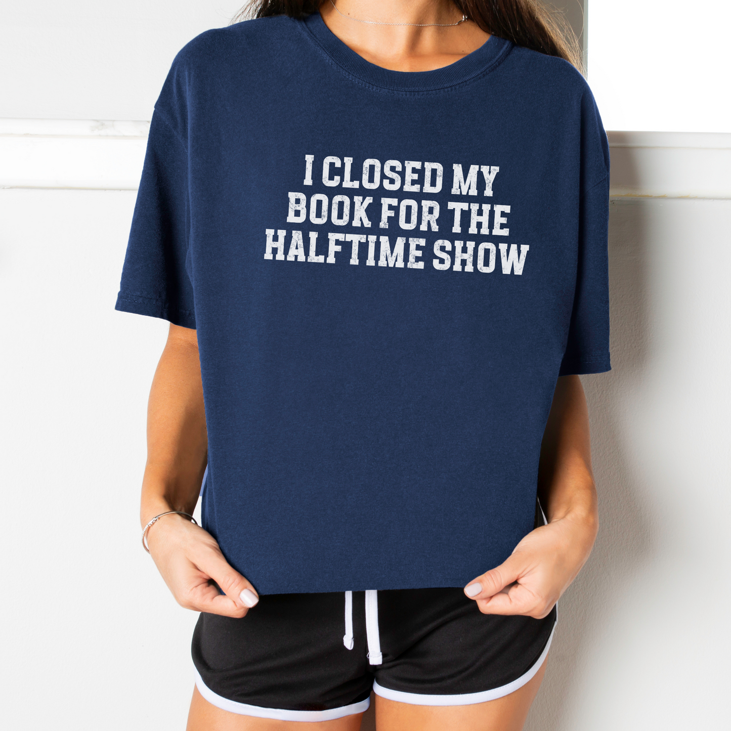 Closed My Book for Halftime Tee
