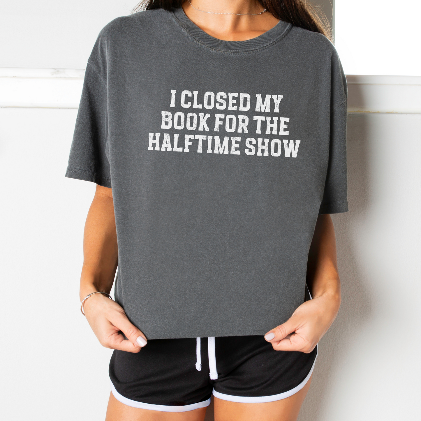 Closed My Book for Halftime Tee