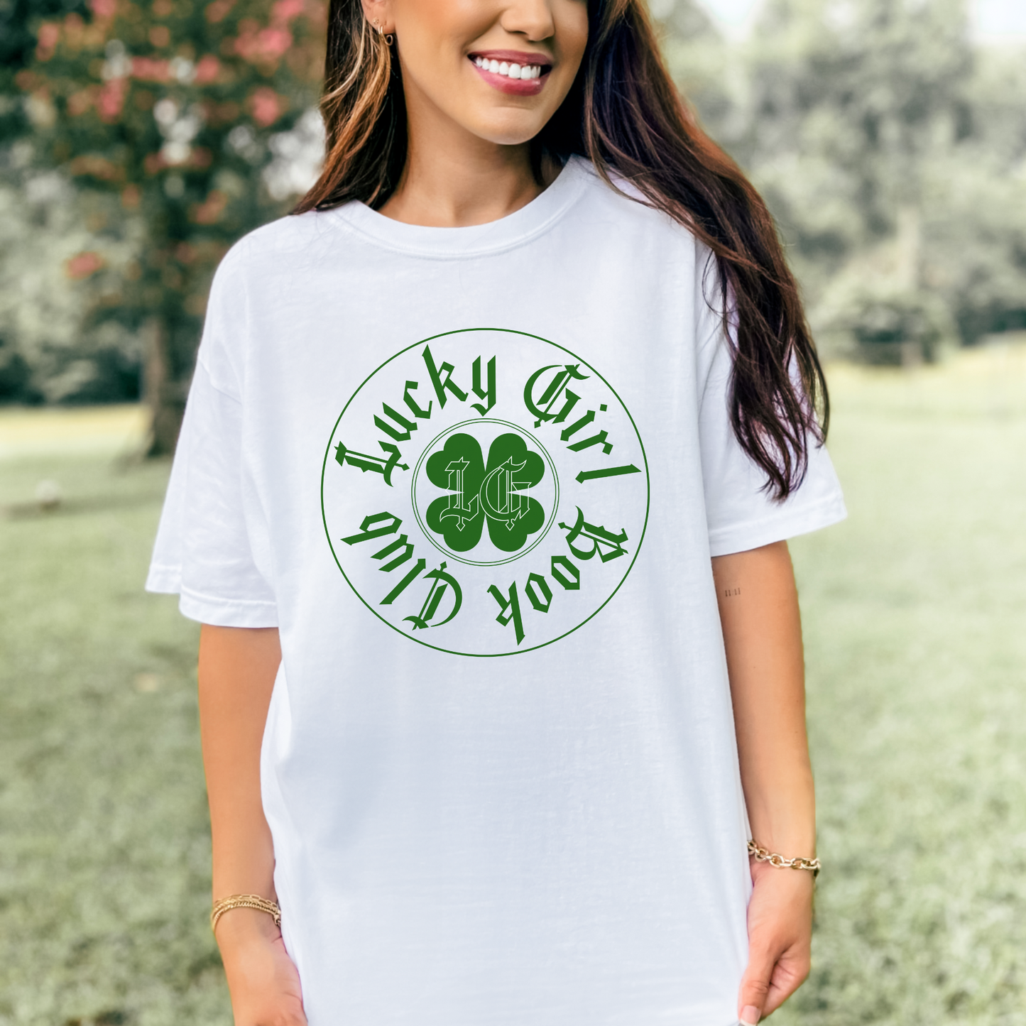 Lucky Girl Book Club T-Shirt