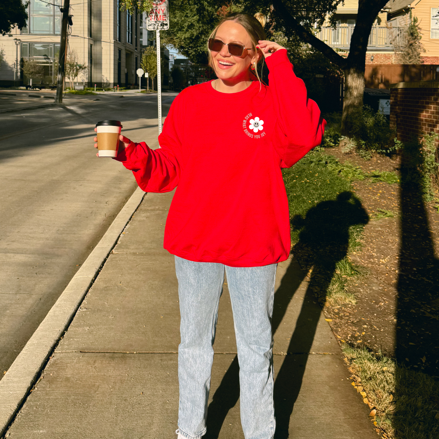Read What Brings You Joy Sweatshirt