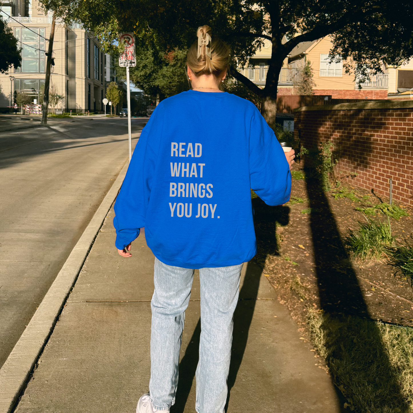 Read What Brings You Joy Sweatshirt