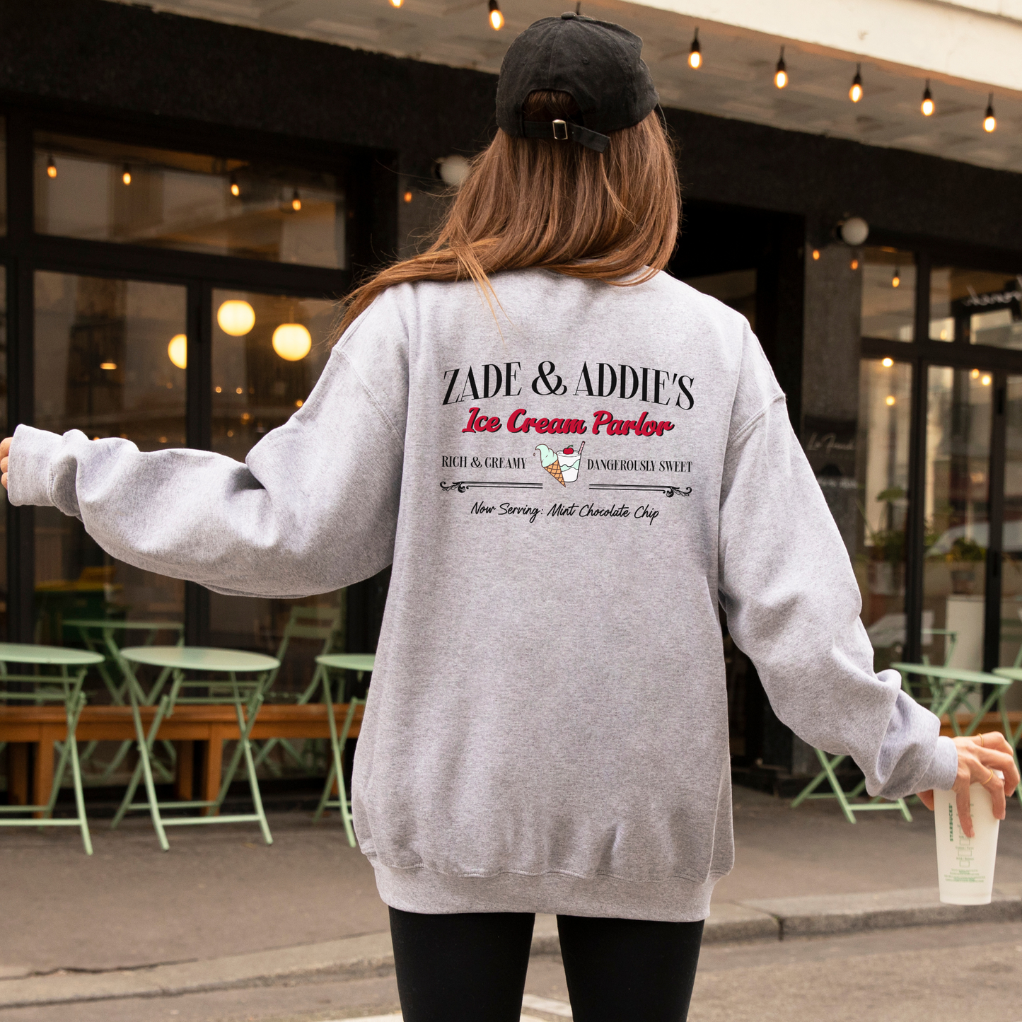 Zade & Addie's Ice Cream Parlor Sweatshirt
