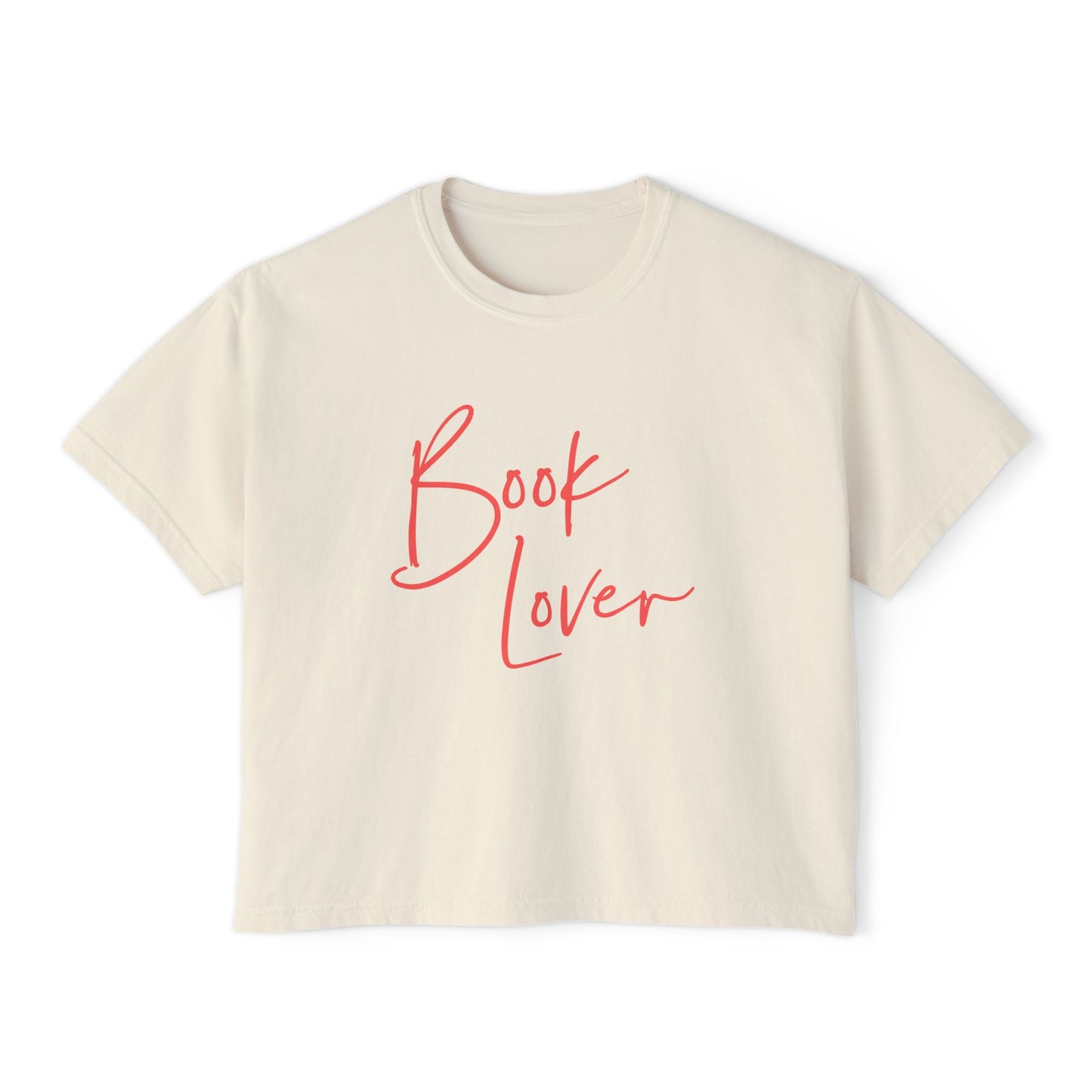 Book Lover Cropped T-Shirt