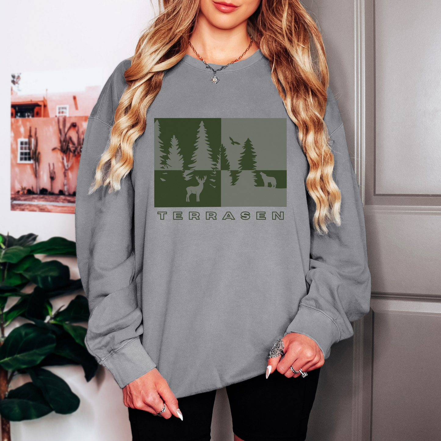 Terrasen Colorblock Lightweight Sweatshirt