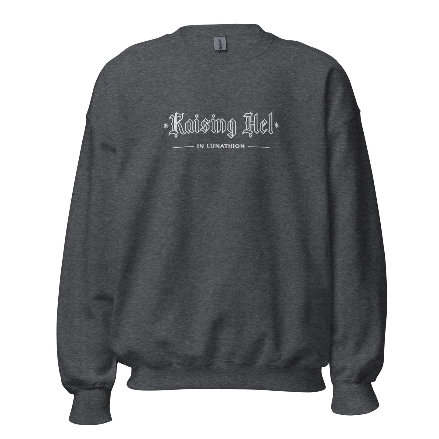 Raising Hel Embroidered Crewneck