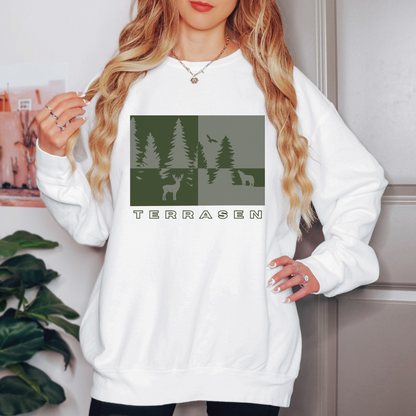 Terrasen Colorblock Lightweight Sweatshirt