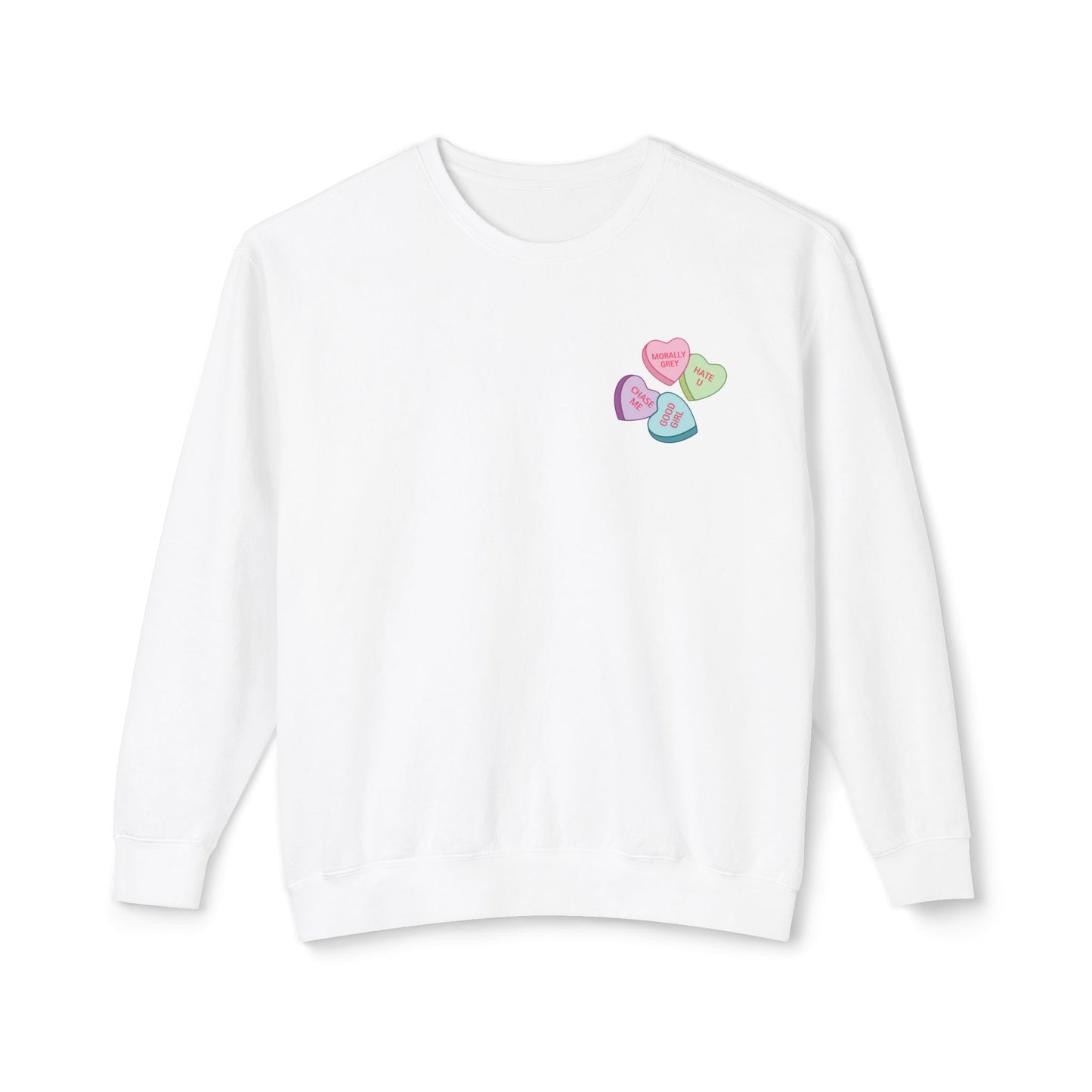 Dark Romance Candy Hearts Sweatshirt