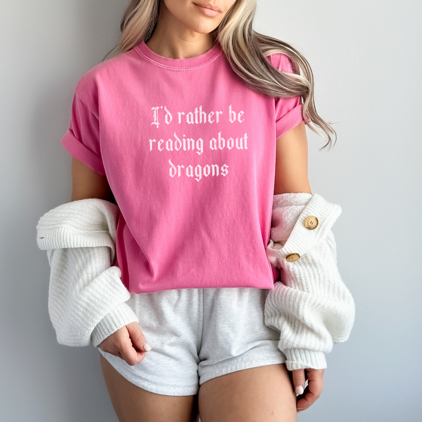 Rather Be Reading - Dragons Tee