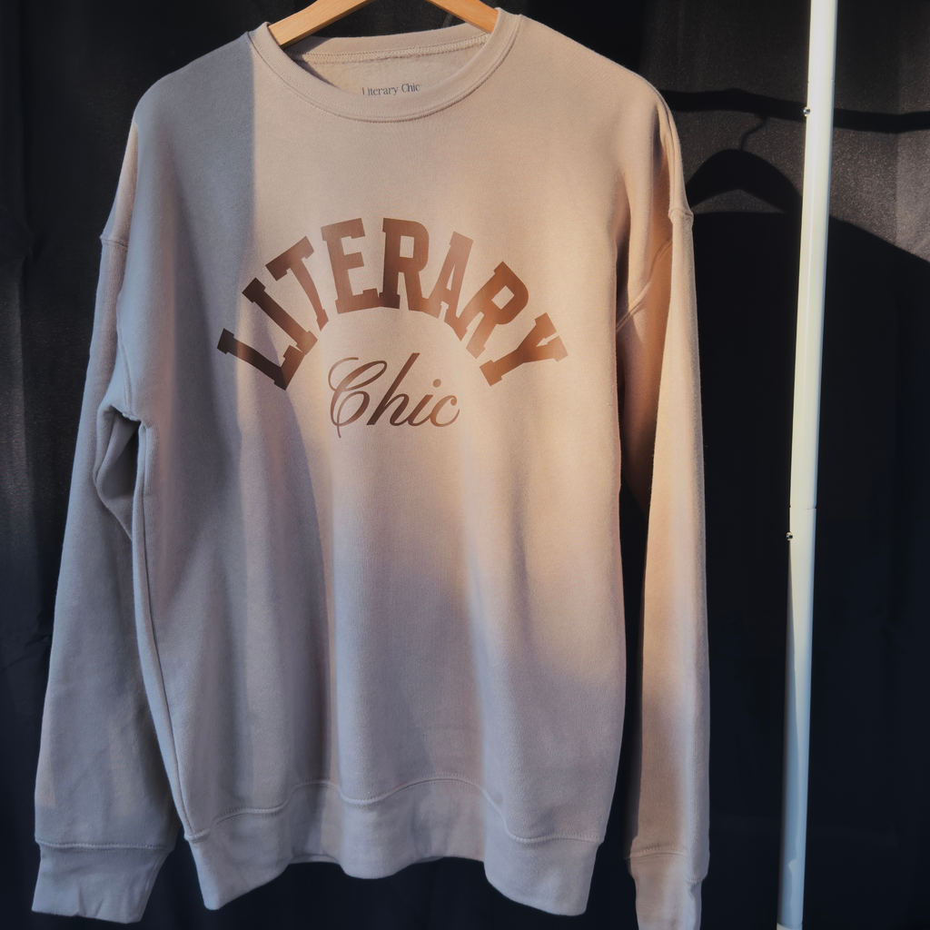 Signature Literary Chic Crewneck