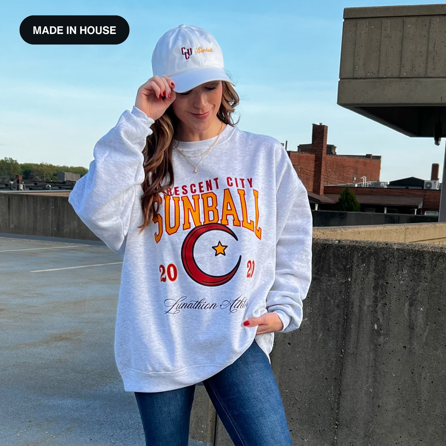 Crescent City Sunball Crewneck