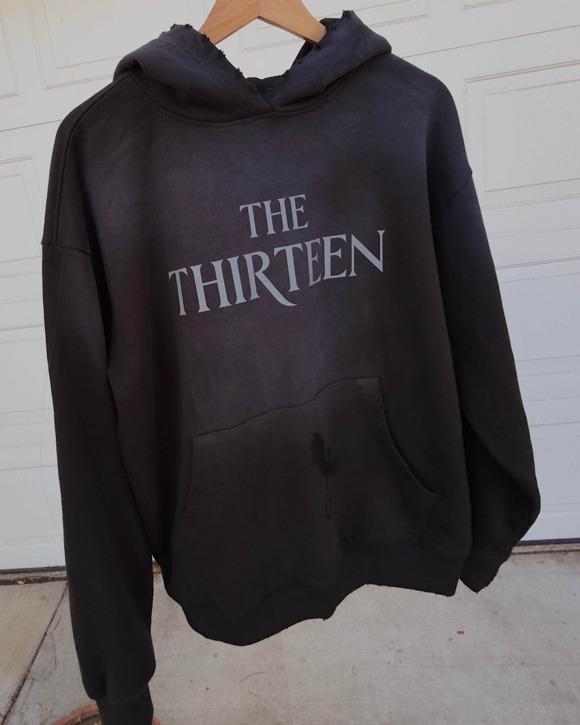 The Thirteen Distressed Hoodie