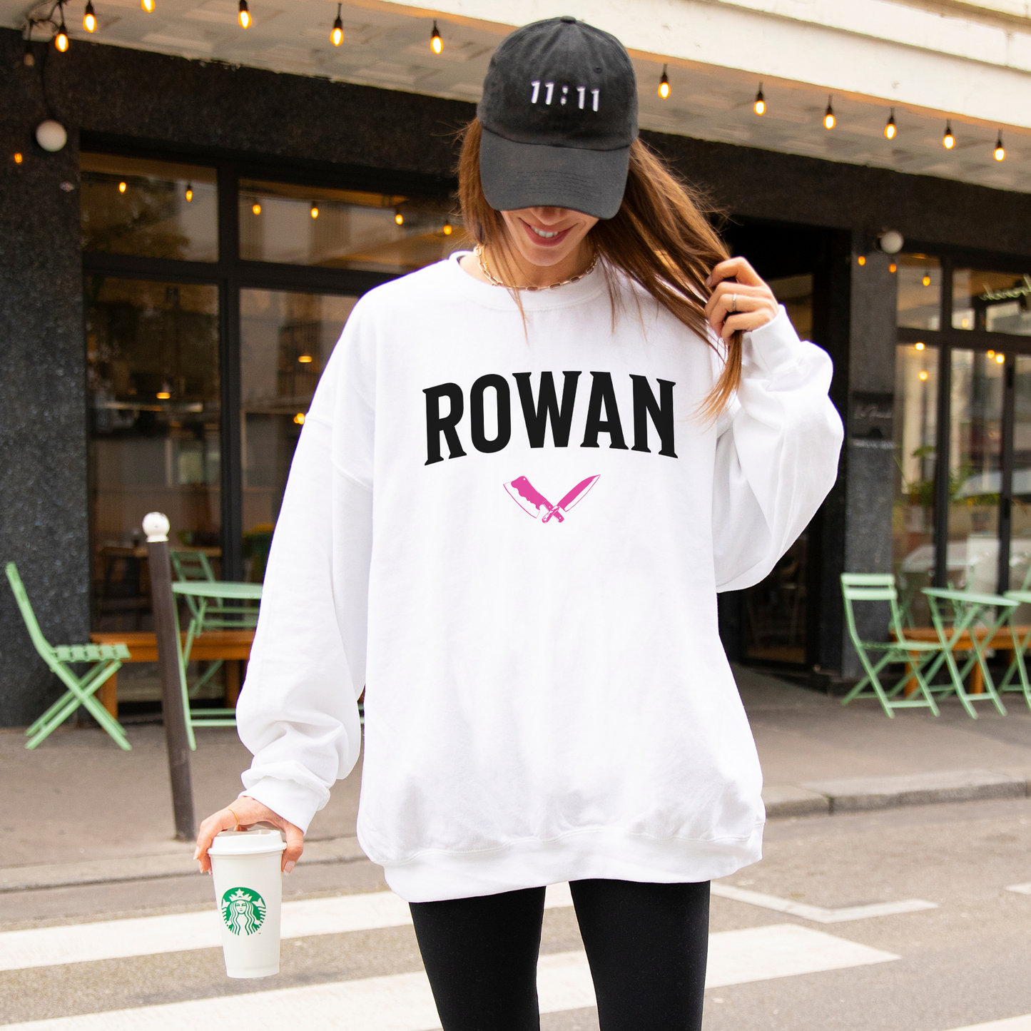 Rowan Kane Quotes Sweatshirt - ASH/WHITE