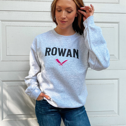 Rowan Kane Quotes Sweatshirt - ASH/WHITE