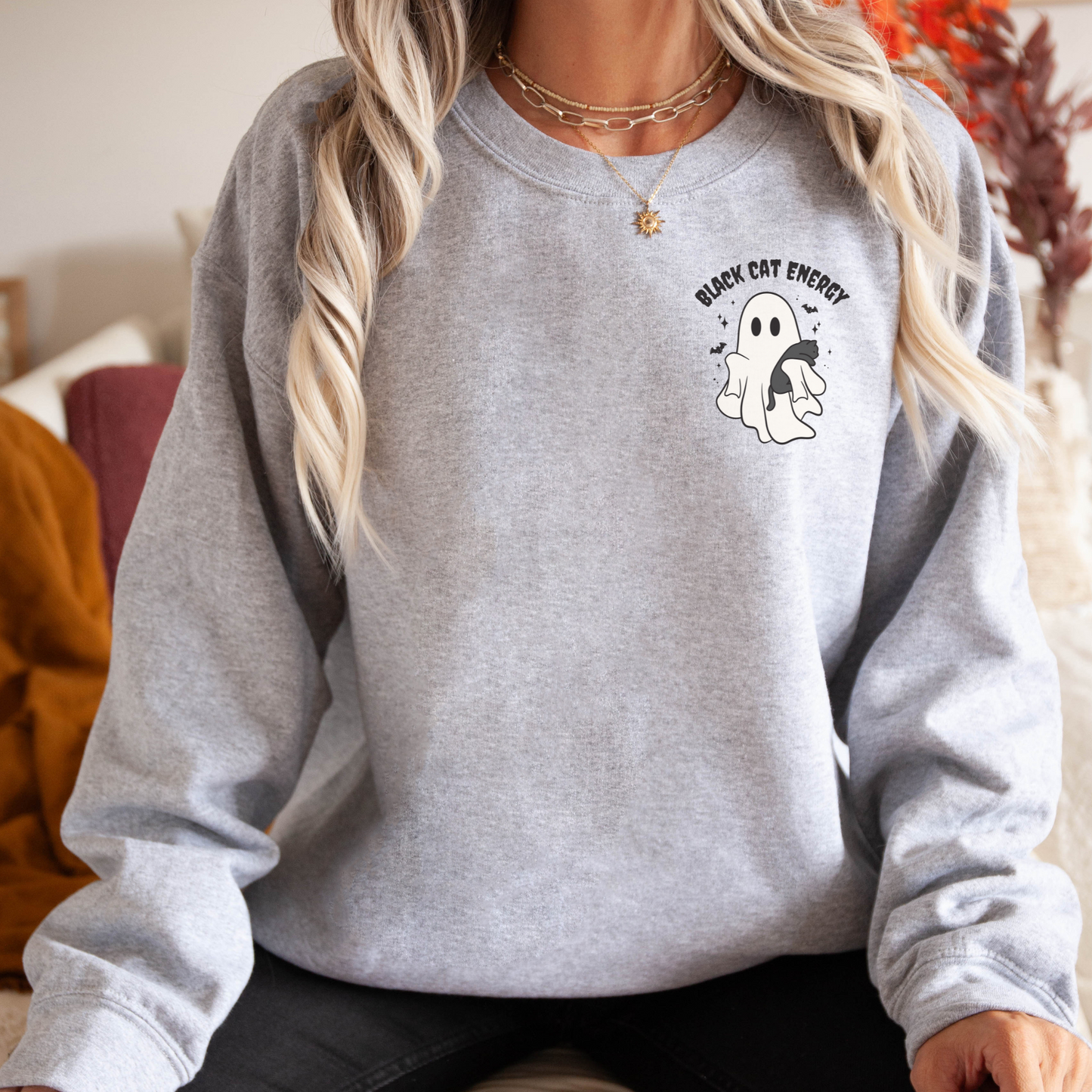 Black Cat Energy Sweatshirt