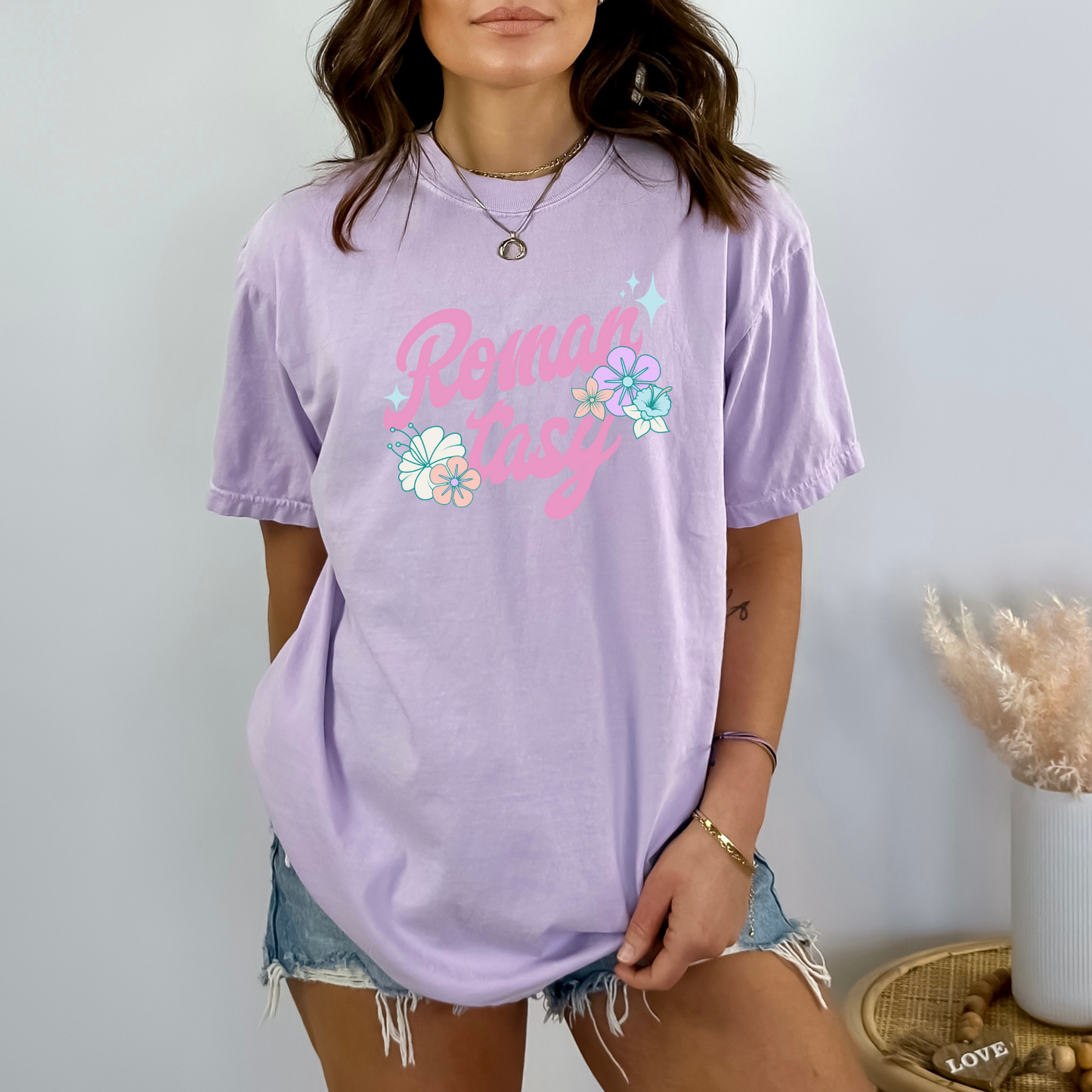 Romantasy Tee - BLOSSOM/IVORY/BUTTER/ORCHID