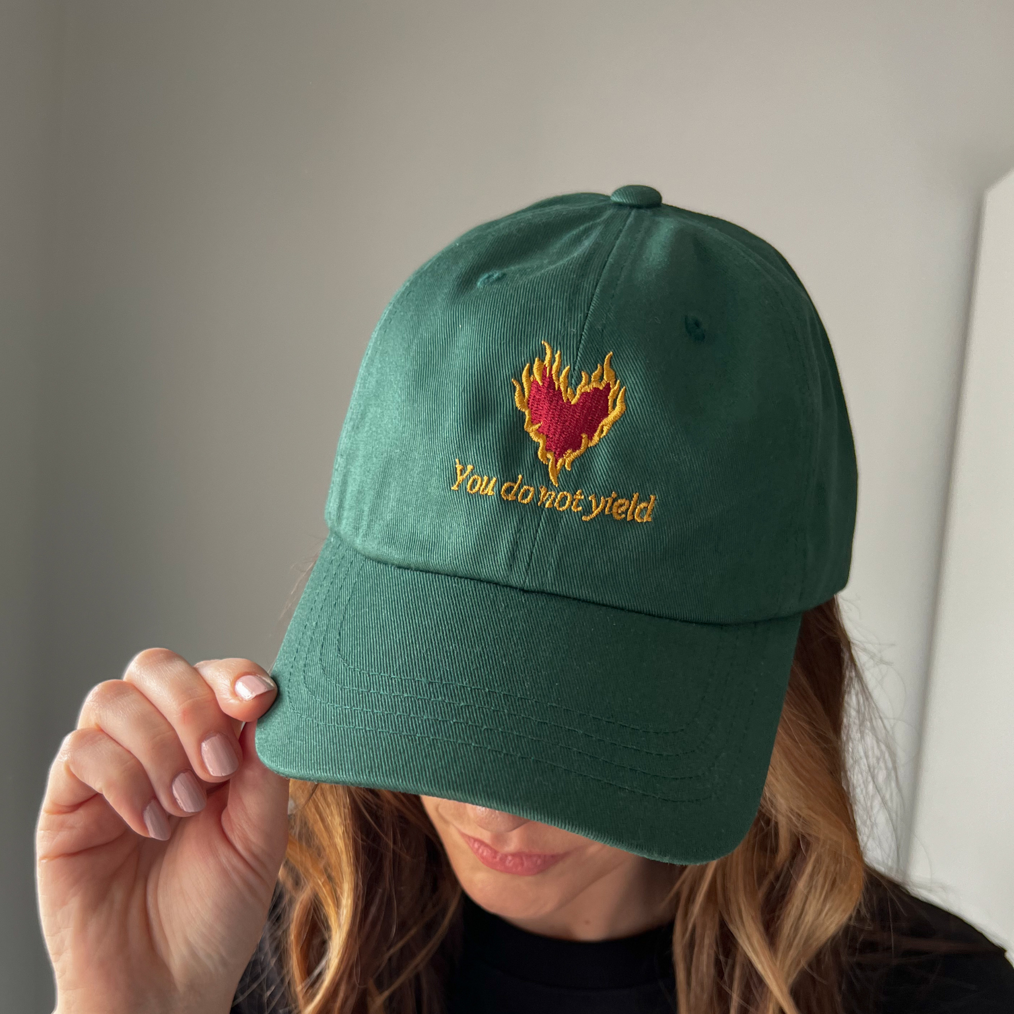 Embroidered Fireheart Dad Hat