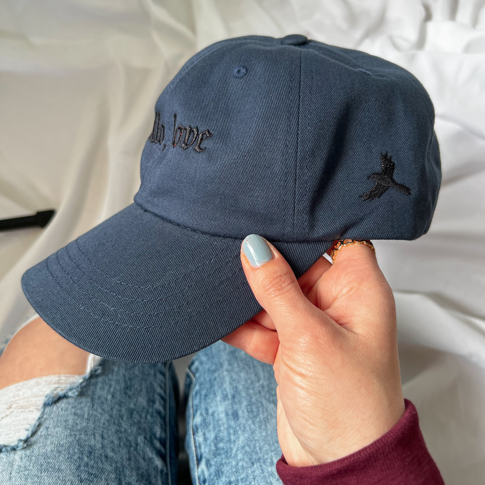 Hello, Love Embroidered Dad Hat
