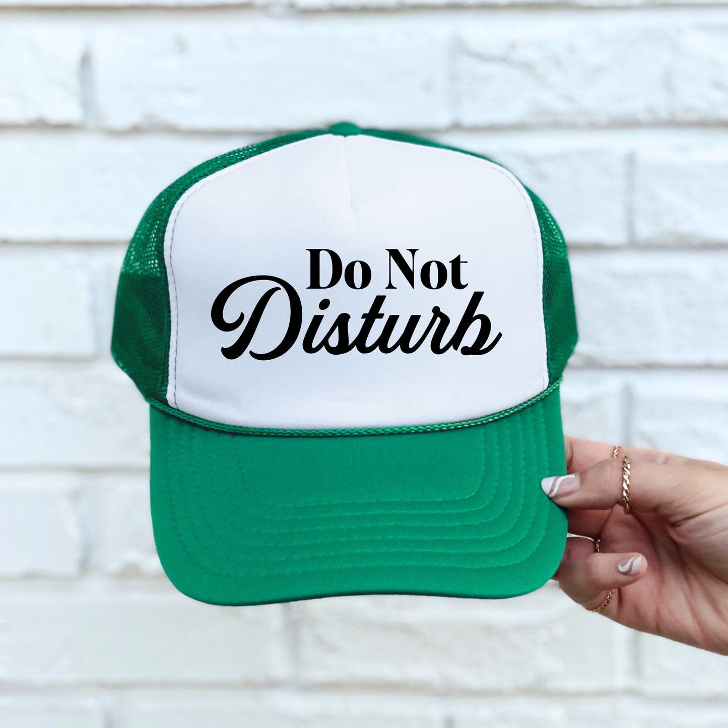 Do Not Disturb - Embroidered Trucker Hat