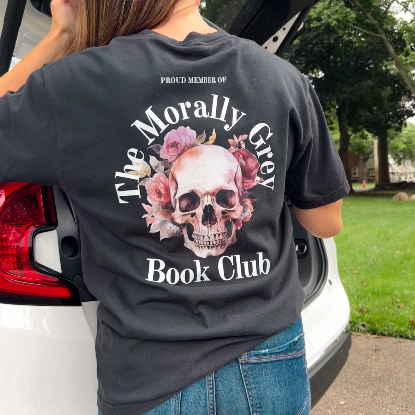 Morally Grey Book Club Tee - BLACK