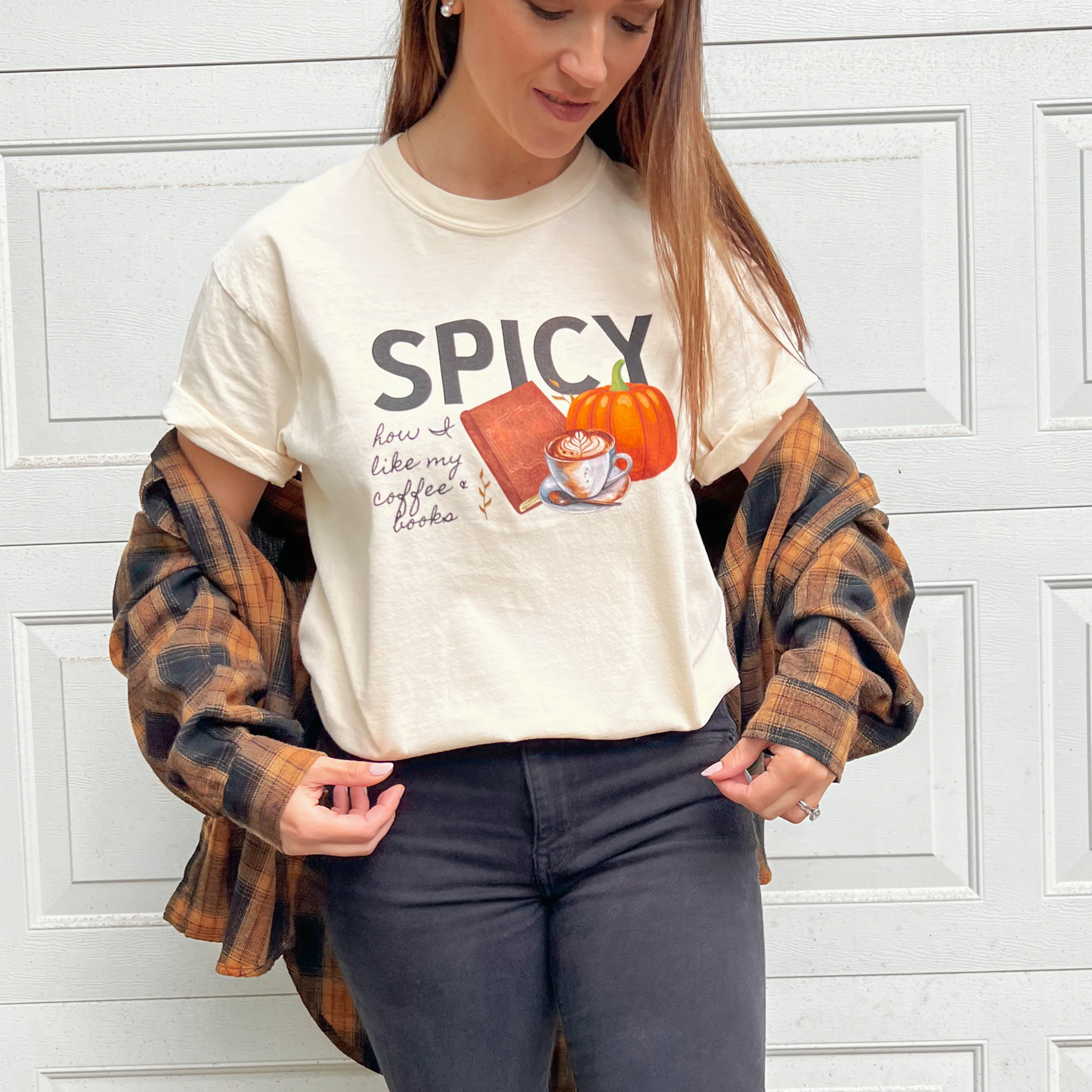 Spicy Coffee & Books Tee