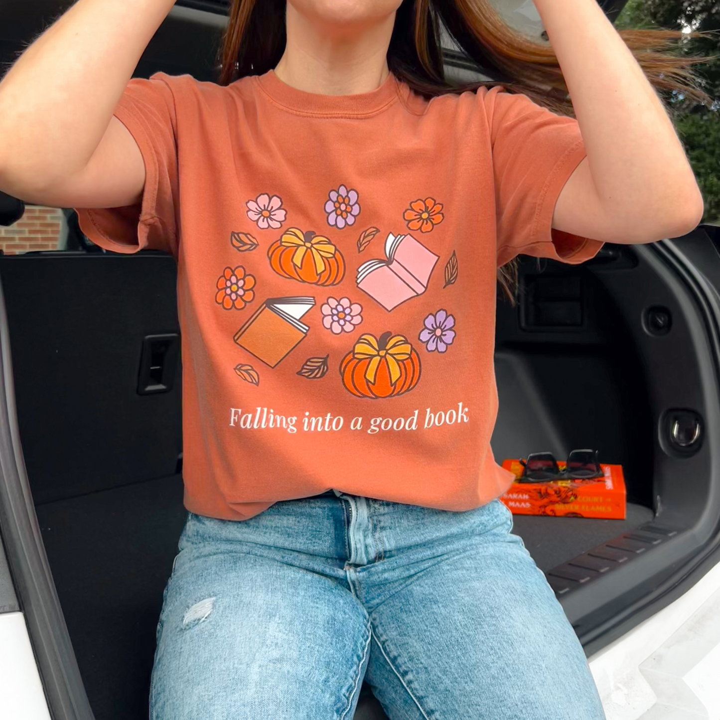 Falling Into A Good Book Tee