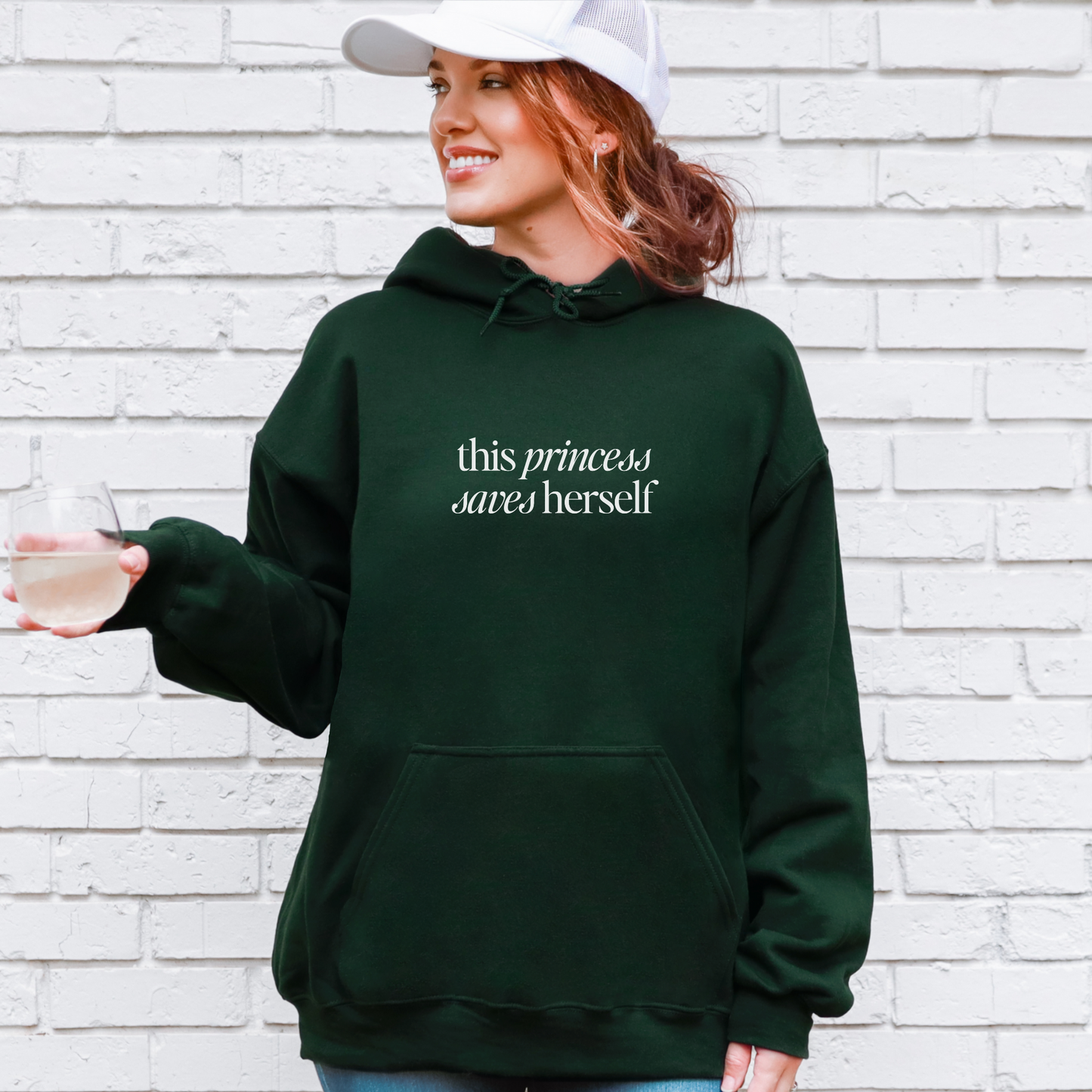 This Princess Saves Herself Hoodie