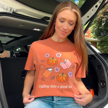 Falling Into A Good Book Tee