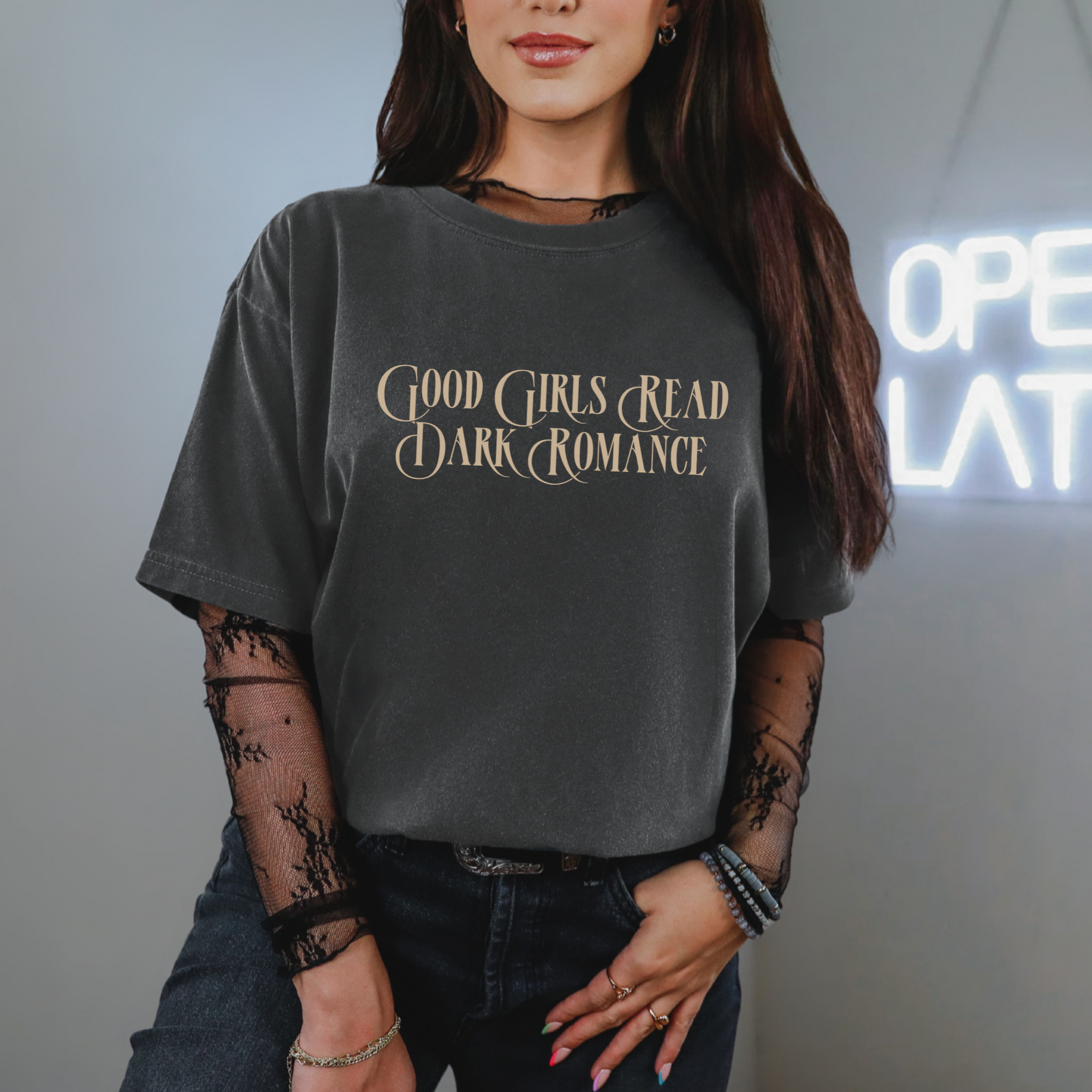 Good Girls Read Dark Romance Tee