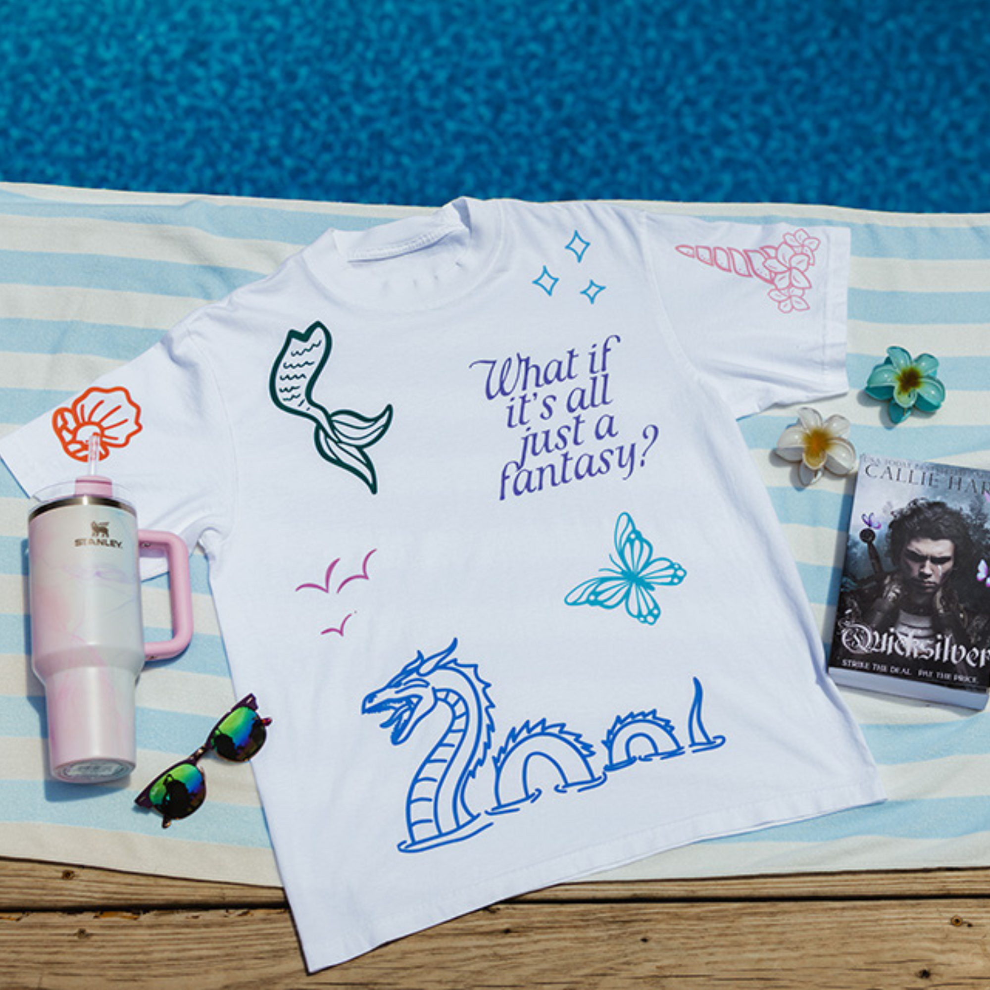 Fantasy Doodles Box Tee