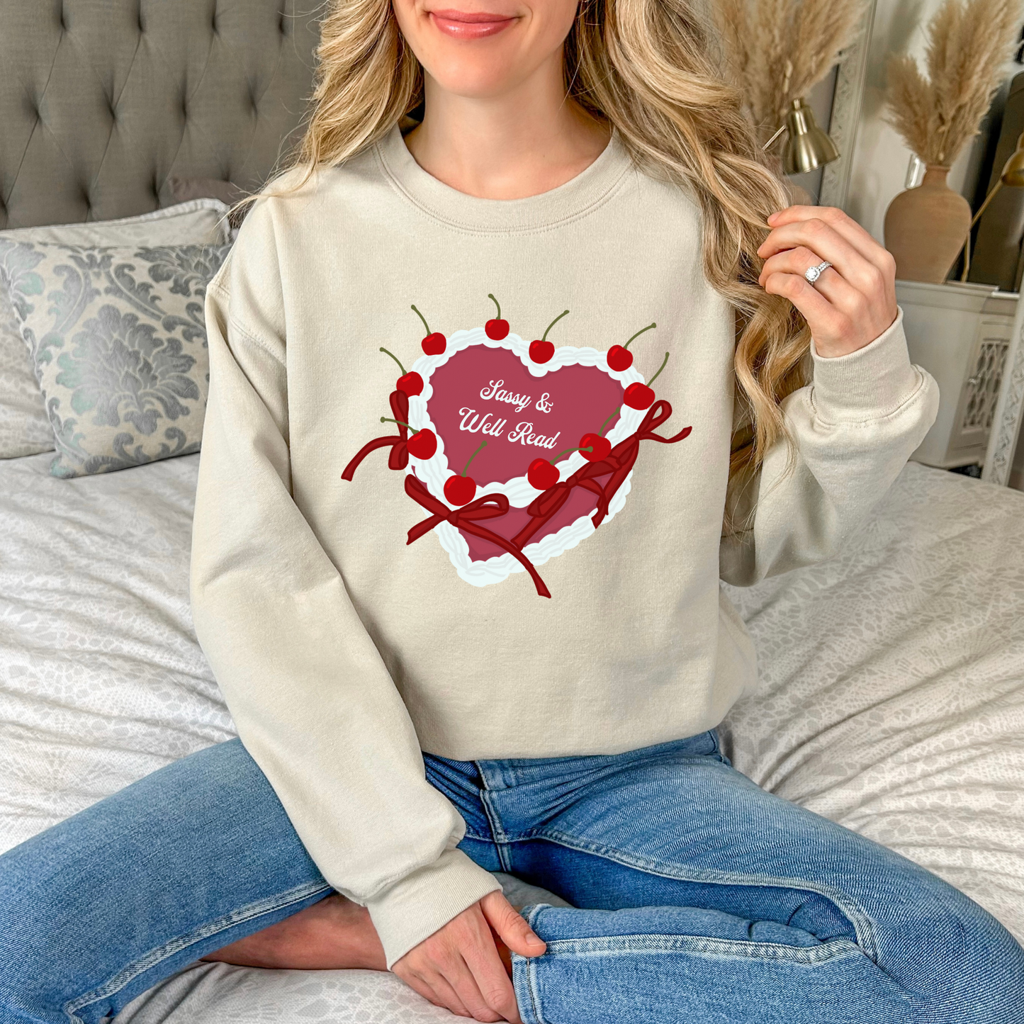 Sassy & Well Read Coquette Sweatshirt