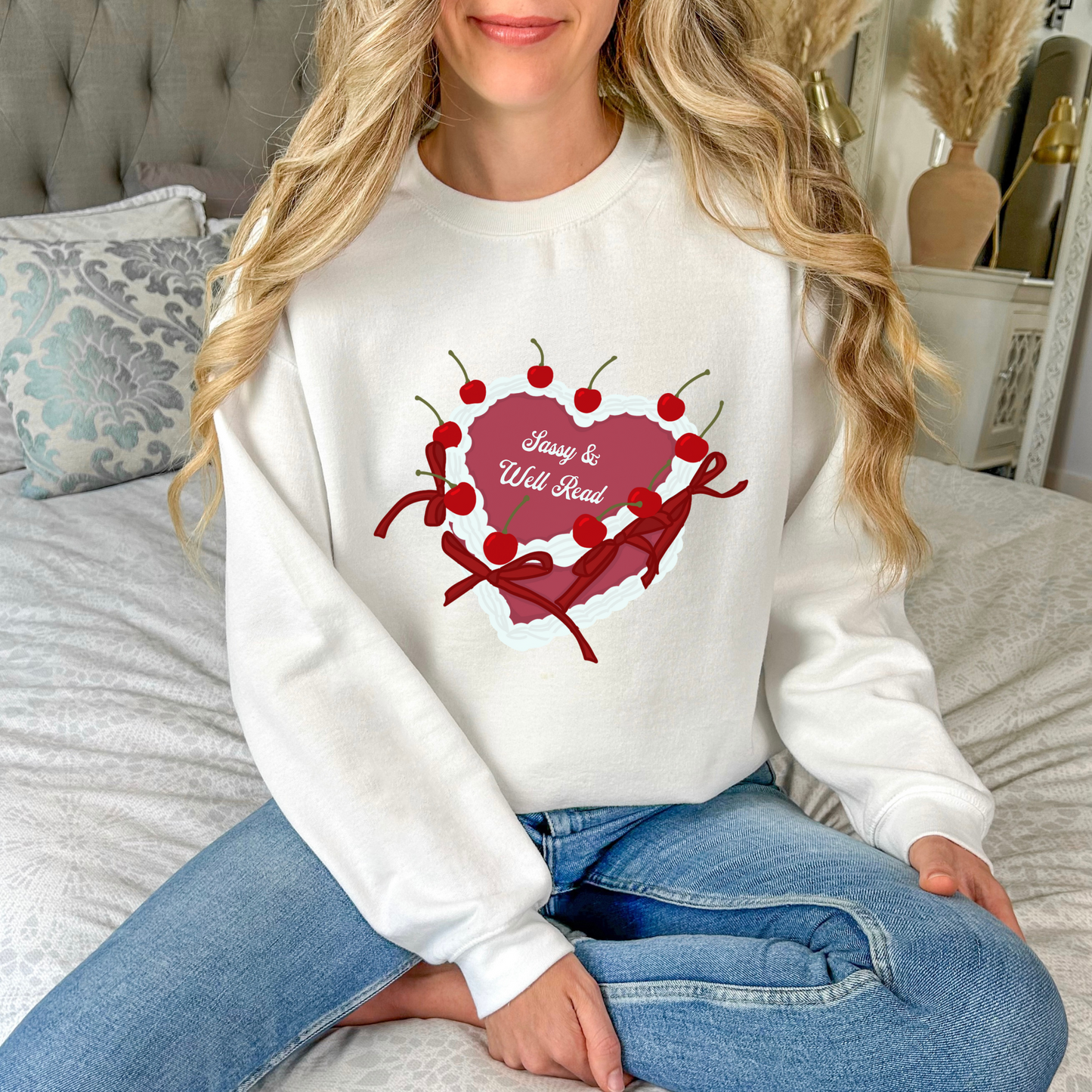 Sassy & Well Read Coquette Sweatshirt