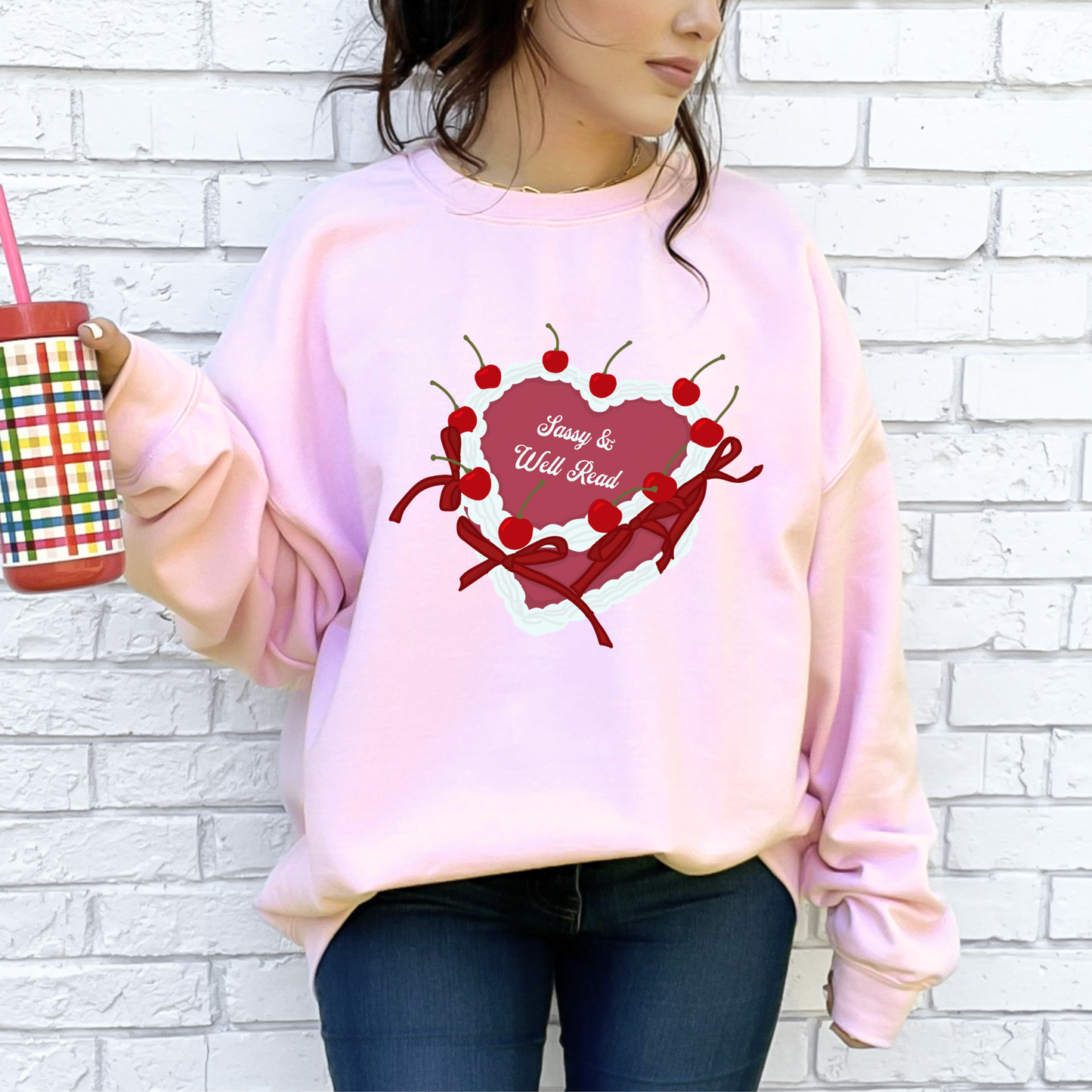 Sassy & Well Read Coquette Sweatshirt