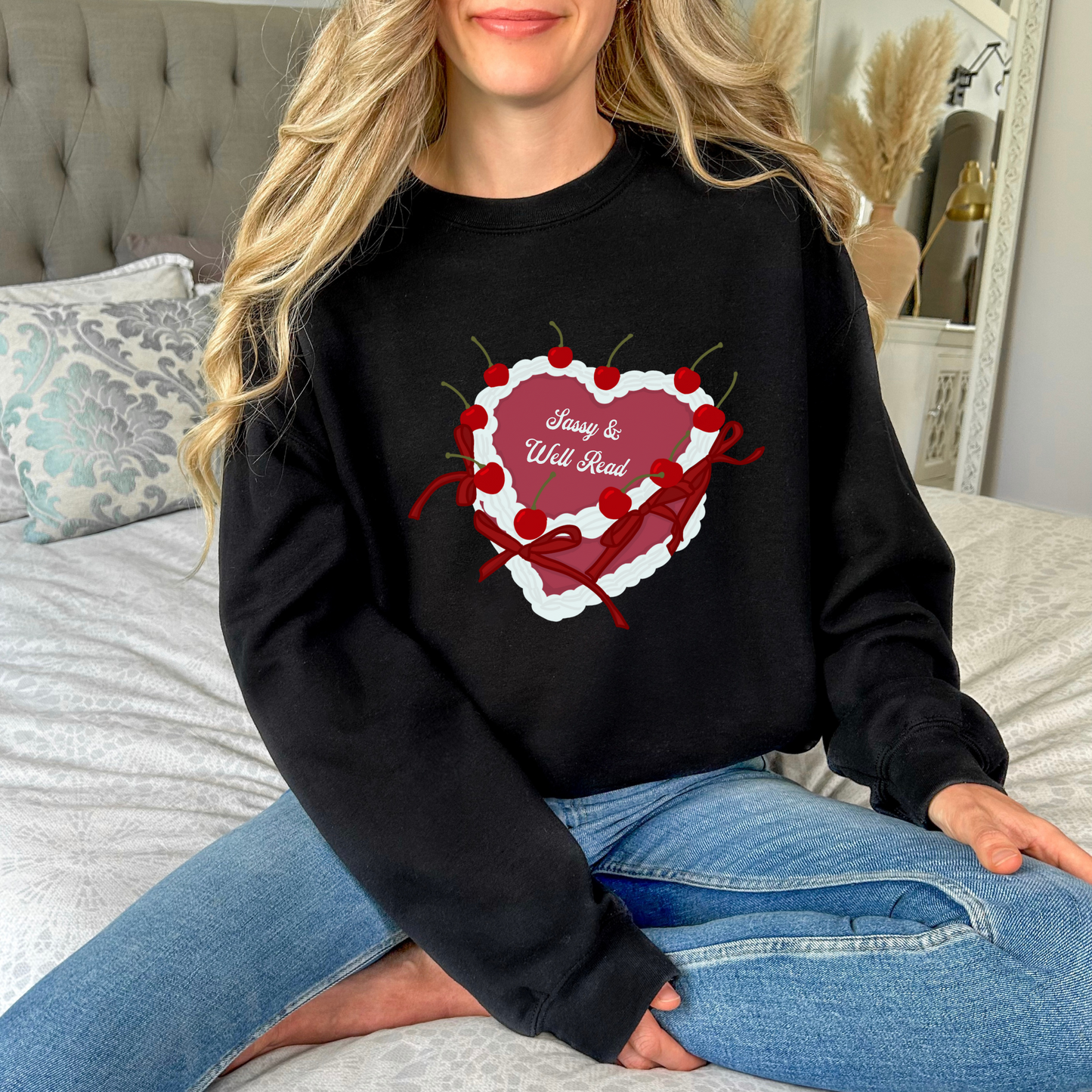 Sassy & Well Read Coquette Sweatshirt