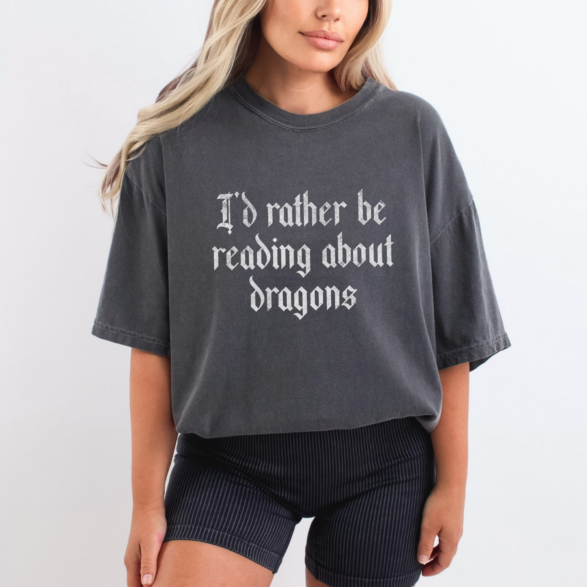 Rather Be Reading - Dragons Tee