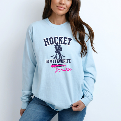 Hockey Romance Season Long Sleeve Tee