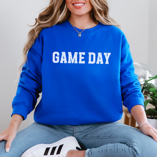 Distressed Game Day Sweatshirt