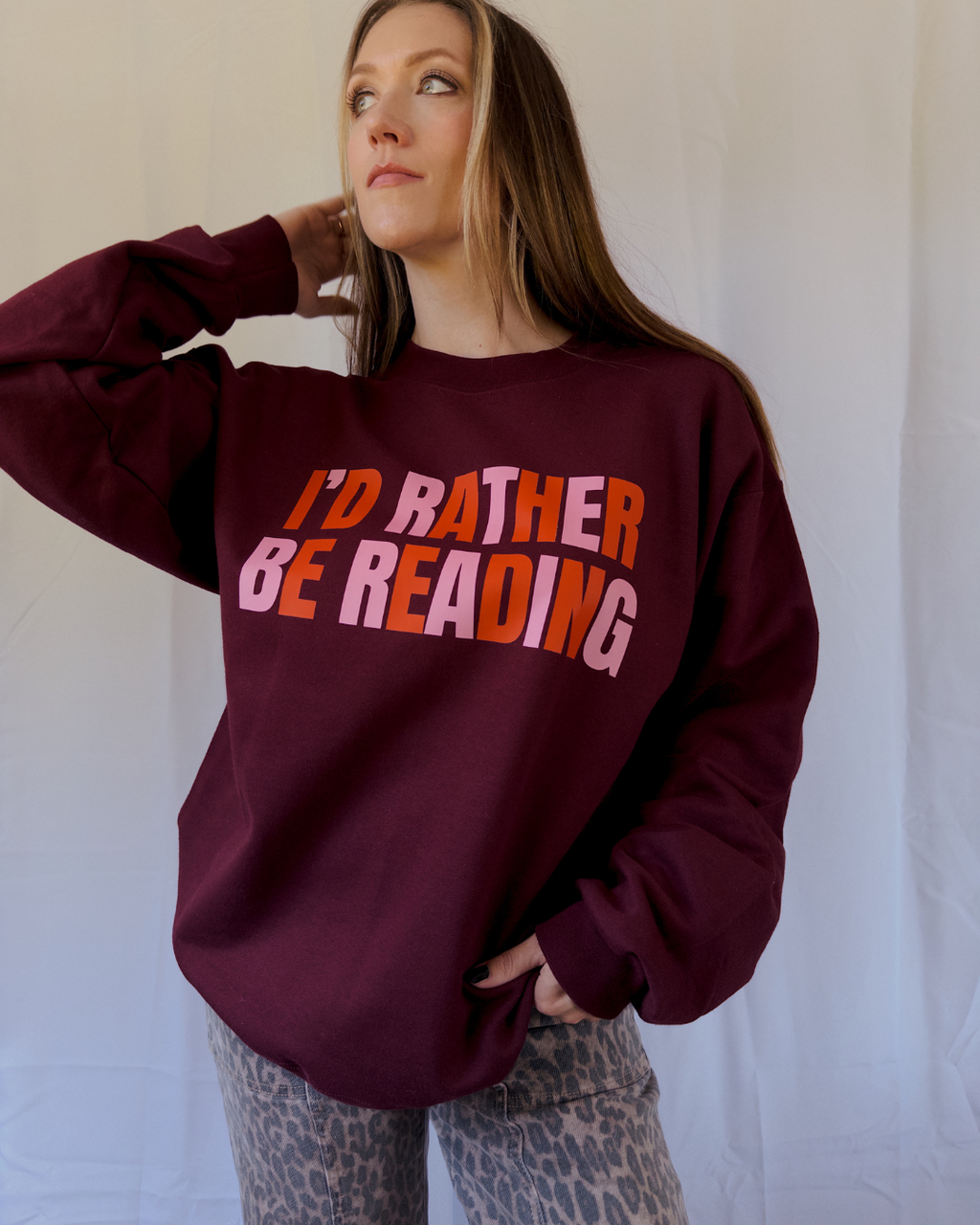 Rather Be Reading Crewneck