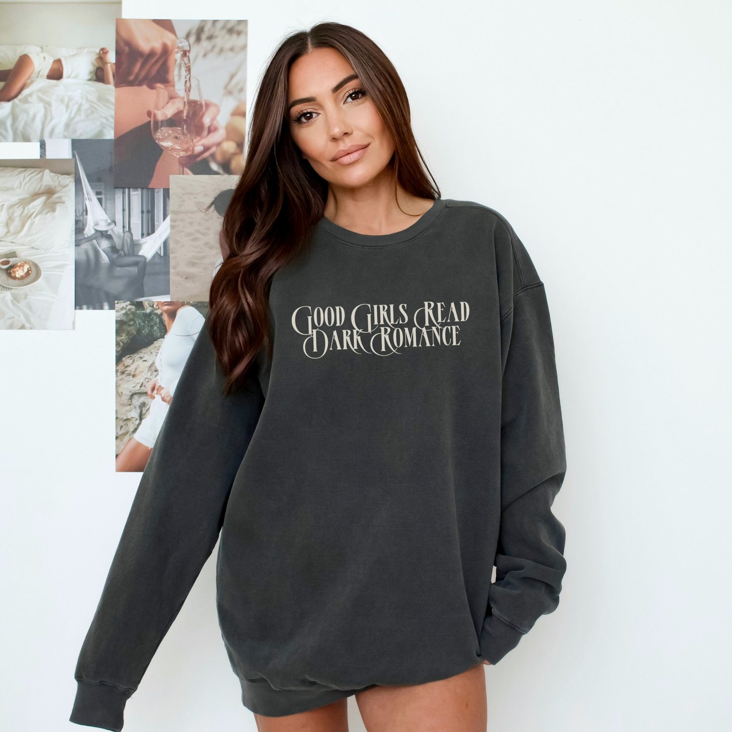 Good Girls Read Dark Romance Sweatshirt