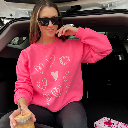 Pretty Hearts Sweatshirt