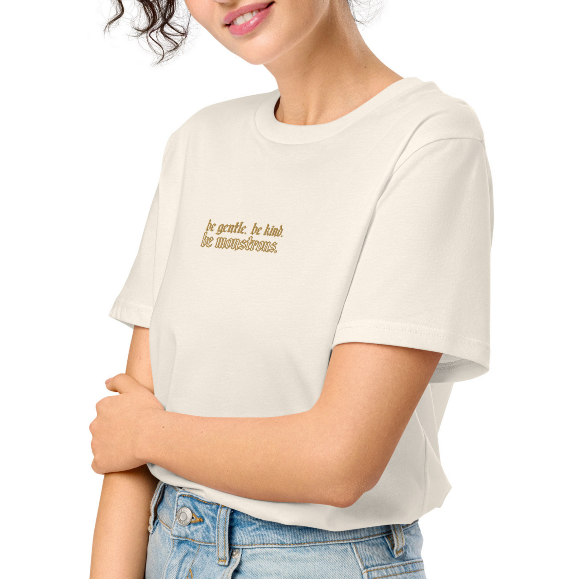 Be Monstrous Embroidered T-Shirt