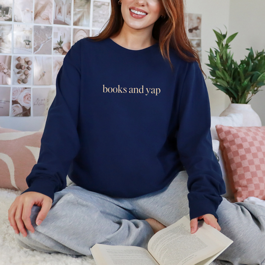 Books & Yap Long Sleeve Tee